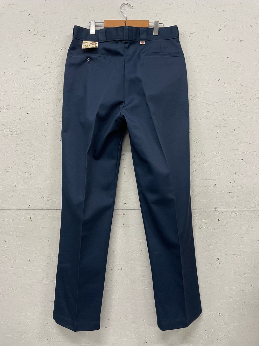 Vintage 90s Dickies 874 Made in USA Deadstock Work Pants Navy 36x34
